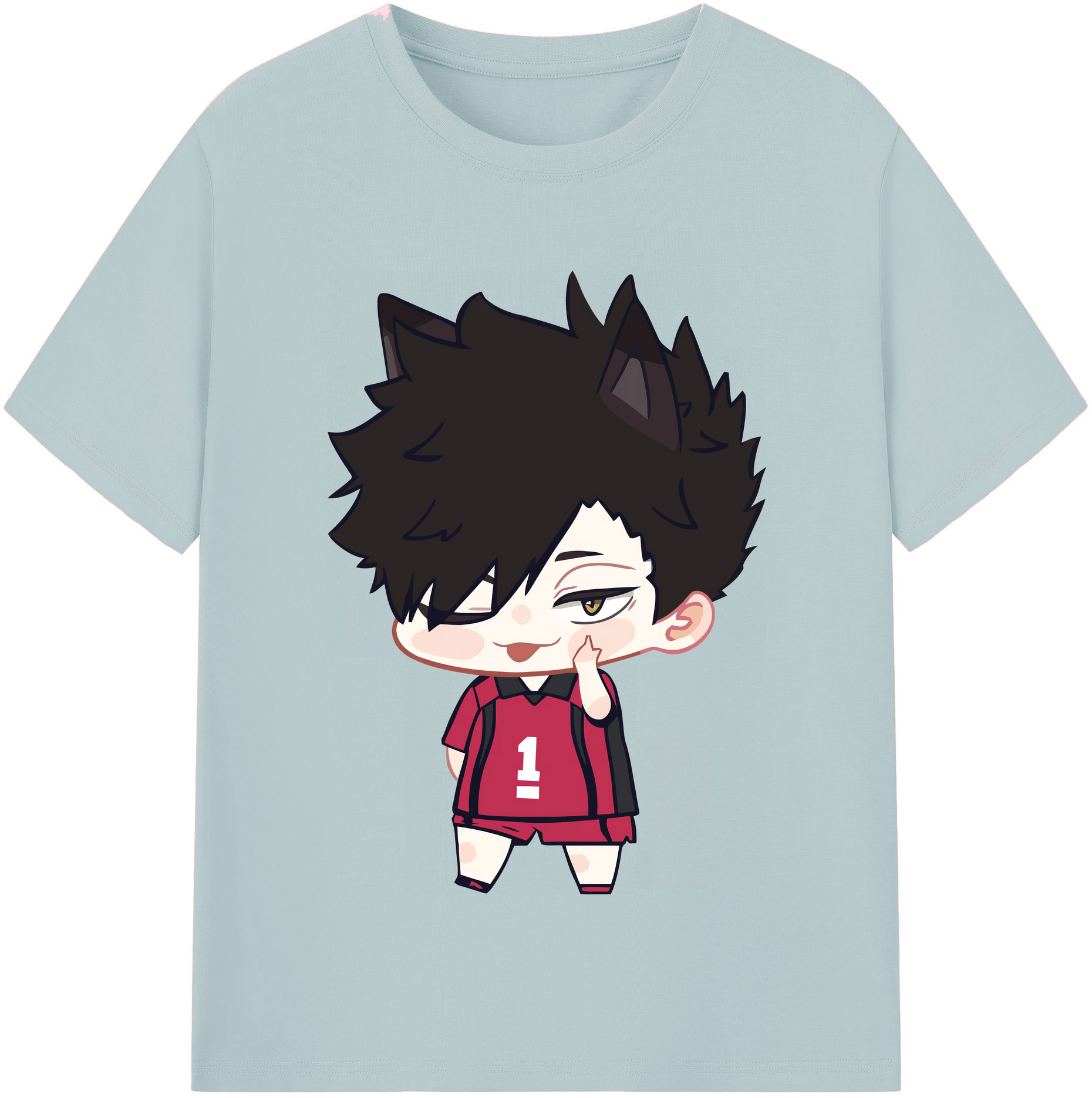 （画像用） ハイキュー!! Haikyu!! 綿100％半袖Tシャツ（フロントプリント）